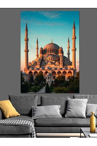 Sultanahmet Camii İstanbul Manzarası Dekoratif Kanvas - Mdf Ahşap Tablo