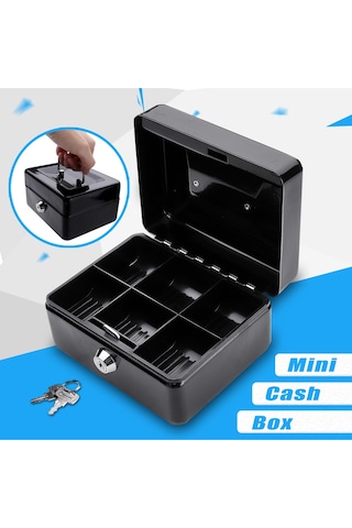 Mühlen Cash Box Cb150 Mini Boy Taşınabilir Para Kutusu (Siyah Ren