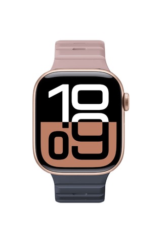 Watch 10 46mm Amazingthing Silqlock Silikon Kordon Strap Kayış Pembe