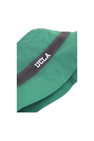 Ucla Montebello Yeşil Bucket Nakışlı - Unisex Şapka Yeşil