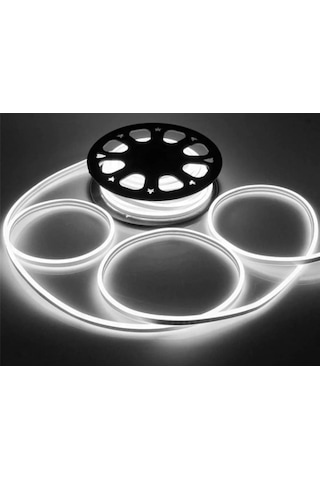 Neon Led 12 Volt Beyaz Işık Dış Mekan 5 Metre