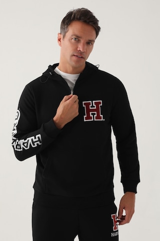 Harvard Siyah Erkek Sweatshirt Siyah