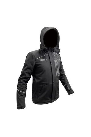 Forte Gt 1084 Babil Full Koruma 4 Mevsim Kışlık Softshell Motosiklet Montu L Beden Siyah