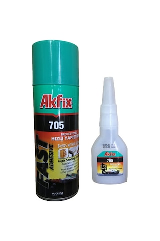 Akfix 705 Mdf Kit Hızlı Yapıştırıcı 200Ml+50Gr