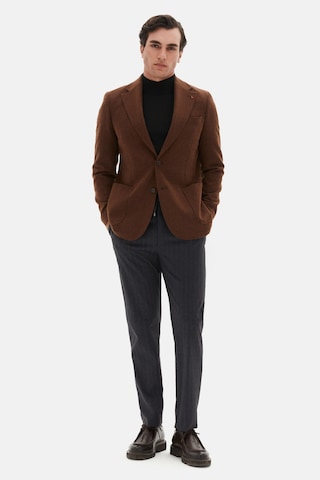D's Damat Ds Damat Slim Fit Kahverengi Diyogonal Kumaş Ceket 5hc04ır06494m 201