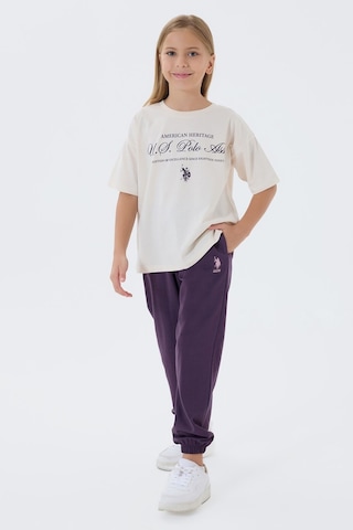 U.s. Polo Assn. Kız Çocuk Beyaz Pijama Takım Us2502-c-v2 Beyaz