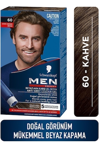 Schwarzkopf Men Perfect Saç Boyası 60 - Kahve X 2 Adet