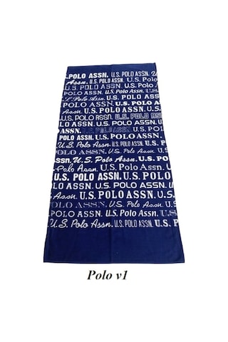 Polo ve Pingui Desenli Plaj Havlusu (Seçenekli)