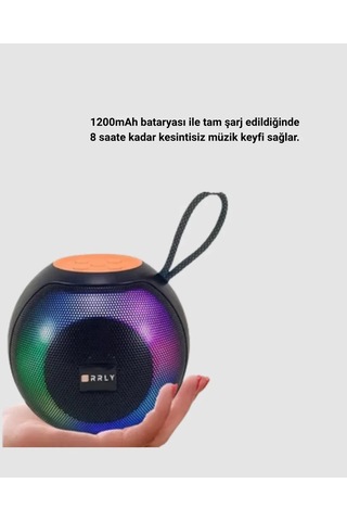 Bluetooth 5. 0 Hoparlör Rgb Işıklı, Güçlü Bas Ve 360 Surround Ses