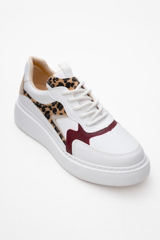 Luvishoes Luvi Shoes Aere Beyaz Desenli Kadın Spor Ayakkabı Beyaz