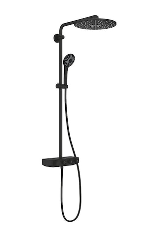 Grohe Euphoria Smartcontrol System 310 Duo Duvara Monte Termostatik Bataryalı Duş Sistemi Phantom Black - 22120kf0 Siyah