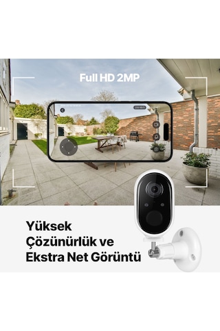 Wizi Pro W Full Hd İç/dış Mekan Bataryalı Wi-fi Akıllı Kamera