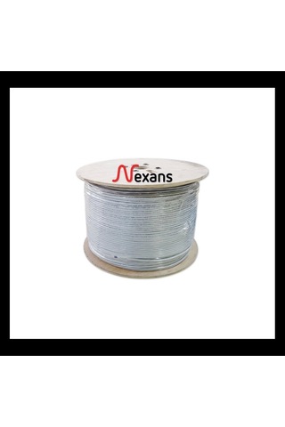 Nexans Nex1611to5, Gri, Cat6, 500m, 23awg 0,58mm , Utp, %100 Bakır, Lszh Halogen Free, Makara, Kabl