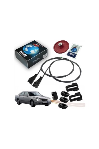 Mercedes Benz E W210 1995-2003 İçin Sunroof Motor Dişlisi, Teli, Sürgü Plastik Klips Takımı