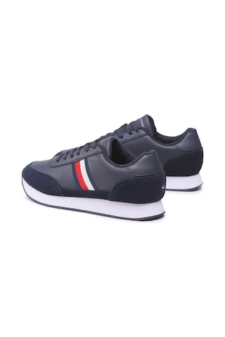 Tommy Hilfiger Tommy Hılfıger Core Eva Runner Corporate Lea Erkek Ayakkabı Fm0fm04397-dw5 Lacivert