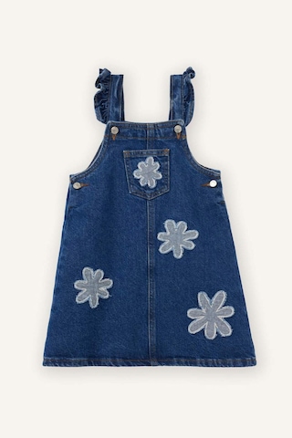 Defacto Kolsuz Jean Elbise Kız Bebek G8152a526spnm34 Mavi-nm34