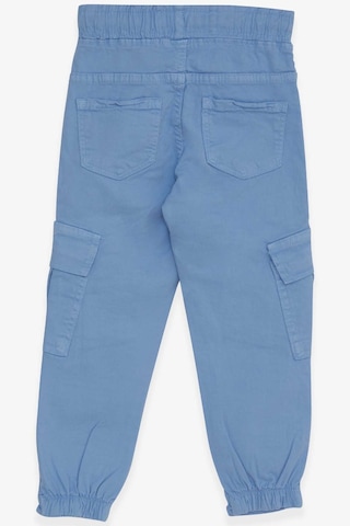 Breeze Erkek Çocuk Kot Pantolon Beli Lastikli Cepli 3-7 Yaş, Açık Mavi