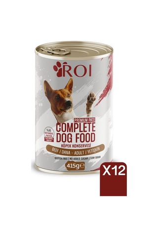 Roi Dana Etli Yüksek Proteinli Yetişkin Köpek Konservesi 415 Gr X 12 Adet