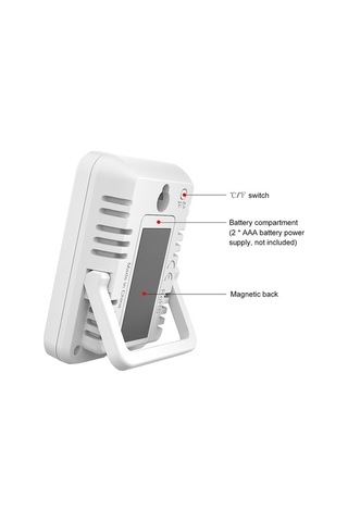 Tongxida Geniş Lcd Ekranlı Dijital Nem Ve Sıcaklık Ölçer - Ev, Ofis, Sera İçin Hassas Ölçüm