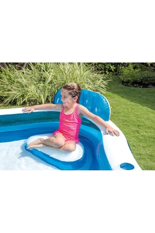 Intex 56475 Kolltuklu Şişme Havuz - Aile Havuzu Çok Renkli