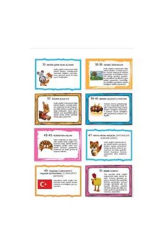 Bilmece Kesmece Sanat Etkinlikleri Kitabı / Kes Yapıştır 144 Kalın Karton Sayfa