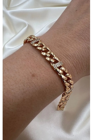 Bb Xuping Taşlı Bileklik Altın - Gold