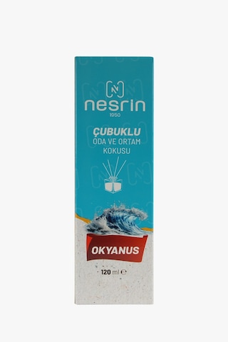 Nesrin 120 Ml Çubuklu Oda Kokusu Okyanus Bambu Koku, Kalıcı Ortam Kokusu Ve Dekoratif Cam Şişe - Md86908214ok