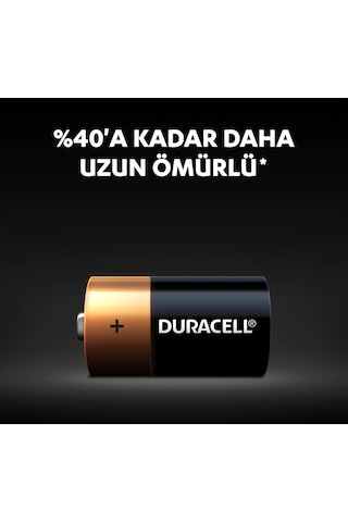 Duracell Lr14/Mn1400 Alkalin Orta Boy C Pil 2 x 2'li
