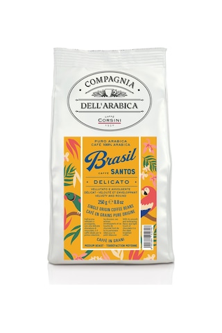 Caffe Corsini Brezilya Santos %100 Arabica Çekirdek Kahve 250 G