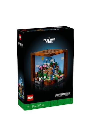 LEGO® Minecraft® Eşya Yapma Masası 21265 - Yetişkinler için Koleksiyonluk Yaratıcı Model Yapım Seti (1195 Parça)
