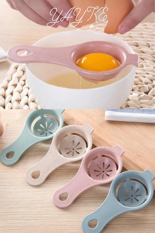 Yayke 2'li Yumurta Sarısı Akı Ayırma Ve Bitki Çayı Süzgeci