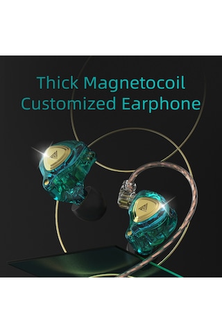 Mufunye Qkz Zx3 Spor Kulaklığı - 10mm Dinamik Sürücü, 3.5mm Jack, Kulak Askılı, 109db Hassasiyet Zx3