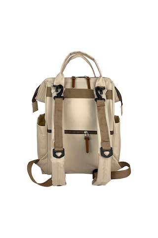 Bye Bye Paris Stylo Anne Bebek Bakım Sırt Çantası Bej