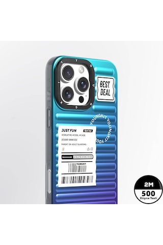 Apple iPhone 16 Pro Max Uyumlu Kılıf Youngkit The Secret Color Serisi Kapak Mor