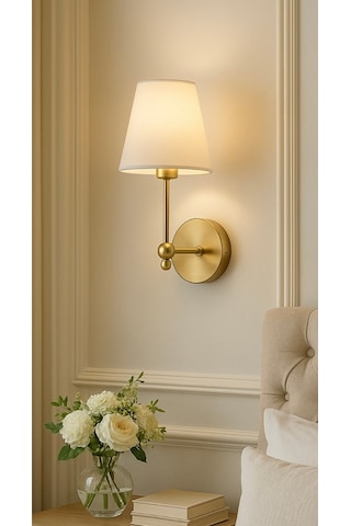 Modern Peninsula Aplik Pilli Duvar Aplik Kablosuz Tak Kullan Duvar Aplik Eskitme Gold Gold