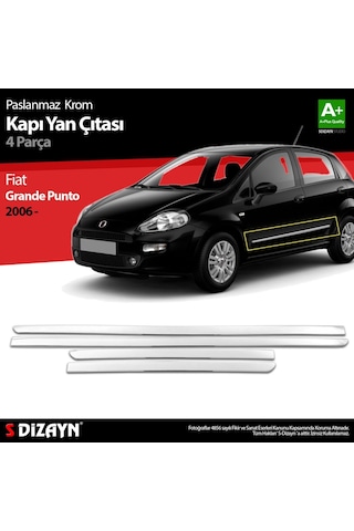 Fiat Grande Punto Krom Kapı Yan Çıtası 2006 Üzeri