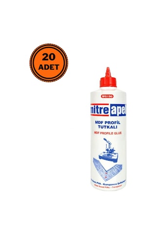 20 Adet Apel Mdf Profil Tutkalı 600 Ml Şeffaf