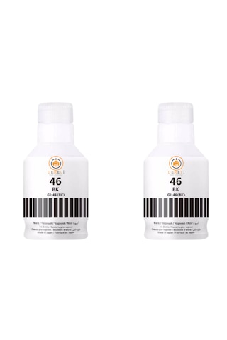Gı-46 Uyumlu Siyah Mürekkep 2'li Set G2470 G3470 G4470 Gx3040 Gx4040 Gx5040 Gx6040 Gx7040 2x170ml