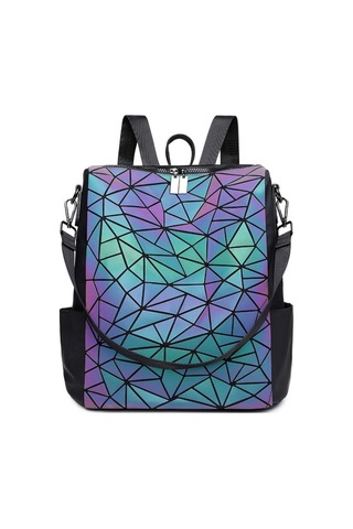 Zyzqstore Parlak Kadın Sırt Çantası, Omuz Askılı Standart, Çıkarılabilir Standart