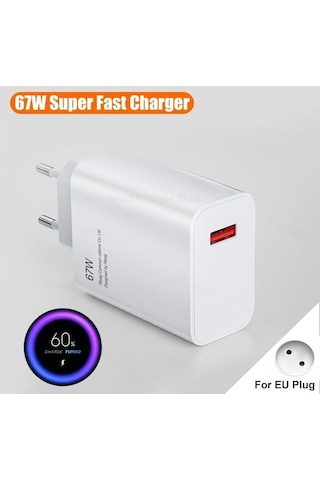 67w Android Hızlı Eu 67w Şarj Cihazı Eu 67w Charger