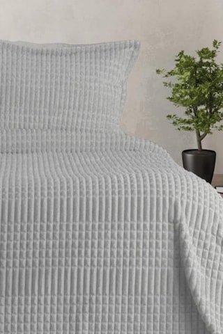 Merinos Modern Line Çift Kişilik Battaniye Seti Gri Gri