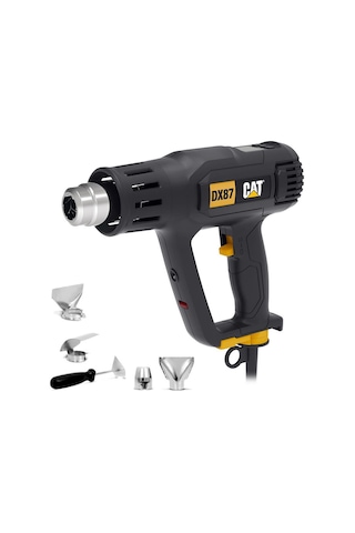 Cat DX87 2000 W Dijital Göstergeli Profesyonel Sıcak Hava Tabancası + 5 Aksesuar