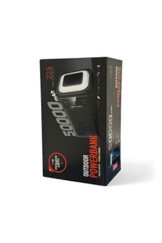 Powerway Pd50 50000 Mah Outdoor 22,5 Fast Chargıng Taşınabilir Şarj Cihazı Powerbank Siyah