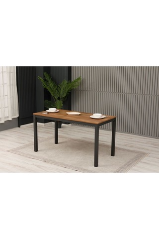 Yemek Masası 140x70x75 Cm Antrasit Gri