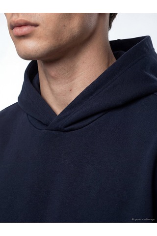 LC Waikiki Lc Waıkıkı Lacivert Kanguru Cepli Erkek Hoodie