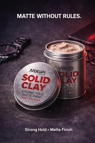 Solid Clay Güçlü Mat Dokulu Wax 100 Ml