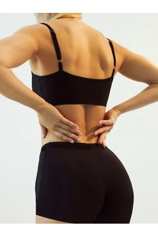 Mistirik Carigna Model Toparlayıcı Ve Sıkılaştırıcı Lazer Kesim Iz Yapmaz Toparlayıcı Boxer Siyah Renk Siyah