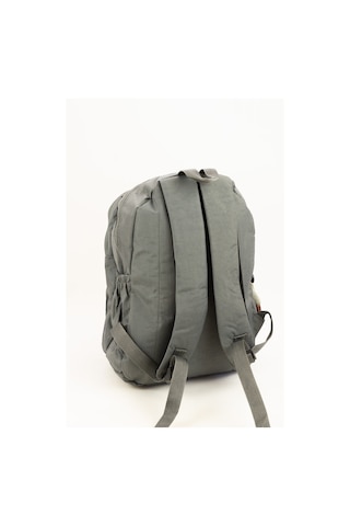 Suya Dayanıklı Krinkıl / Klinkır Kumaş Çok Gözlü Sırt Ve Okul Çantası Gri 8813 Gri