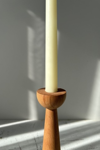 B8 Studio Naturel Şamdan 2'li Set