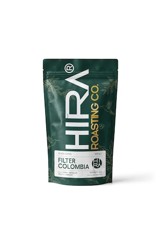 Hıra Roasting Co Colombia Çekirdek Filtre Kahve 500 Gr
